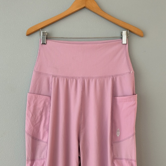 Free People • NWOT Lilac Pink Take A Hike Drop Waist Cargo Harem Pants Sz Small - Picture 4 of 17